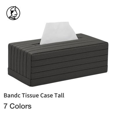 ふるさと納税 奥州市 暮らしを彩る道具 バンドシー ティッシュケース Tall チャコールグレー [AR098]