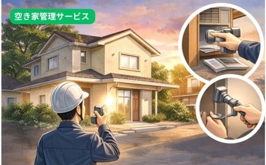 
            空き家管理サービス 3回 / 実家 空き家 管理 遠方 相続 見回り 写真報告 豊中市 
          