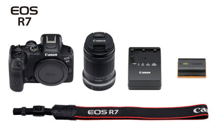 Canon EOS R7 カメラ レンズキット【長崎キヤノン】[MA22] キャノン