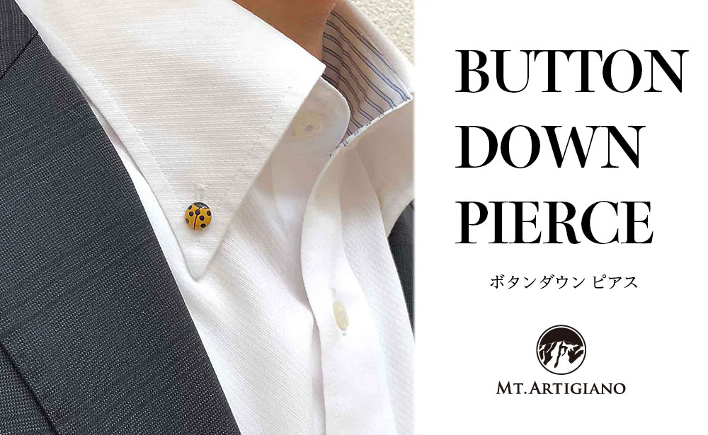 【ふるさと納税】ボタンダウンピアス Lady Bird 黄 てんとう虫 白蝶貝 漆 蒔絵 ドレスピアス ピンブローチ タイタック アクセサリー 伝統工芸 工芸品 うるしアート 能登半島地震復興支援 F6P-0354