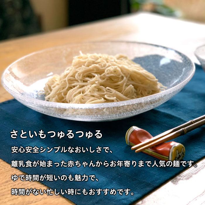 さといも入り乾麺シリーズ さといもつゅるつゅる[太麺] 180g×10袋セット  FZ23-931