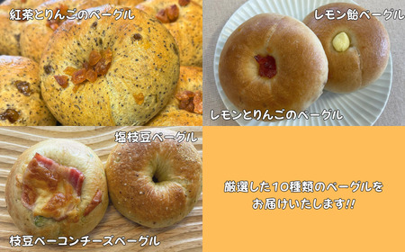 ベーグルおまかせ10個セット ｜ベーグル ベーグル ベーグル ベーグル ベーグル ベーグル パン