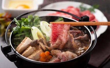 松阪牛 すき焼き モモバラ肩ロース 400g(牛肉 ブランド牛 高級 和牛 国産牛 松阪牛 松坂牛 すき焼き すき焼き肉牛肉 人気 おすすめ 松阪市 神戸牛 近江牛 に並ぶ 日本三大和牛)【00233