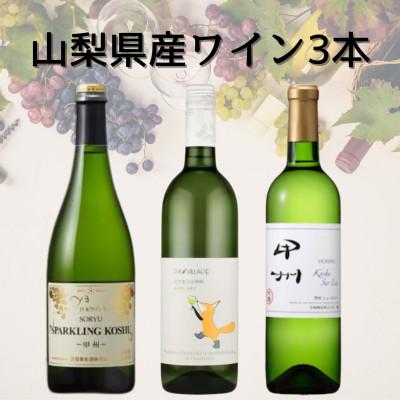 ふるさと納税 山梨県 山梨県産甲州ワイン3本セット(2)　045