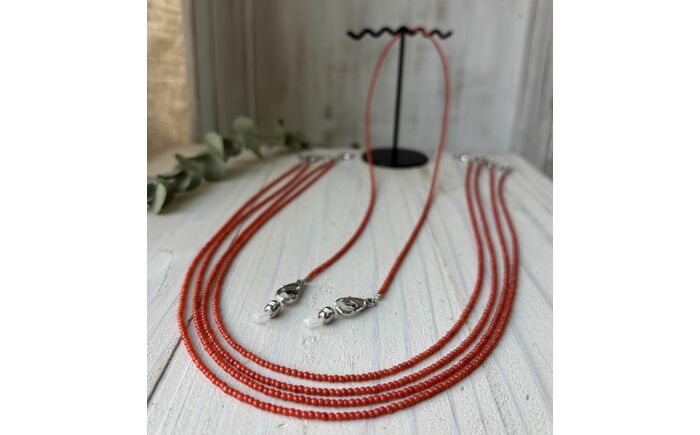 
            【母の日・敬老の日に】南国土佐よりお届け 贈って喜ばれる貴重な芥子粒珊瑚の3WAYアクセサリー 全長約57cm / レディース アクセサリー ジュエリー 【有限会社米沢サンゴ店】 [ATCX065]
          