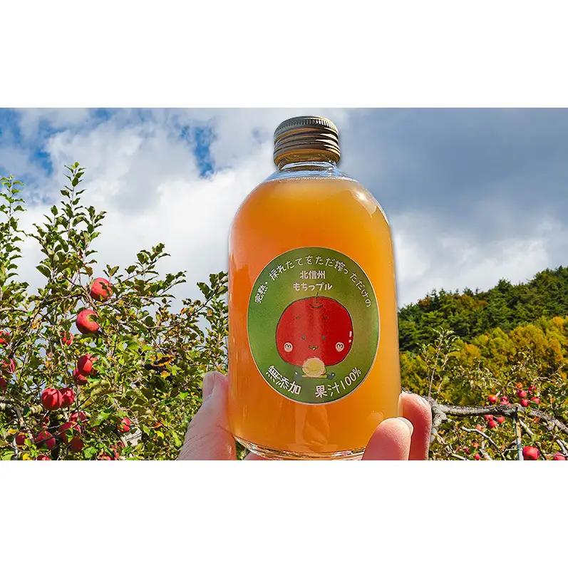 もちっプルのりんごジュース 果汁100% 250ml×6本 りんごジュース ジュース 飲料 100%果汁 サンふじ 山ノ内町 もっちーの畑