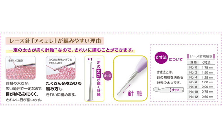 レース針「アミュレ」セット
