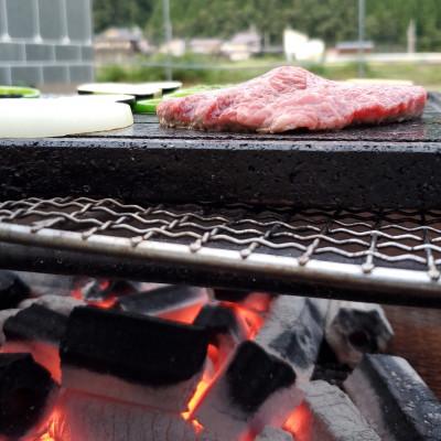 ふるさと納税 飛騨市 【飛騨溶岩プレート】美味焼-Umayaki-【囲】肉や野菜が美味しく焼ける!BBQ用 |  | 03