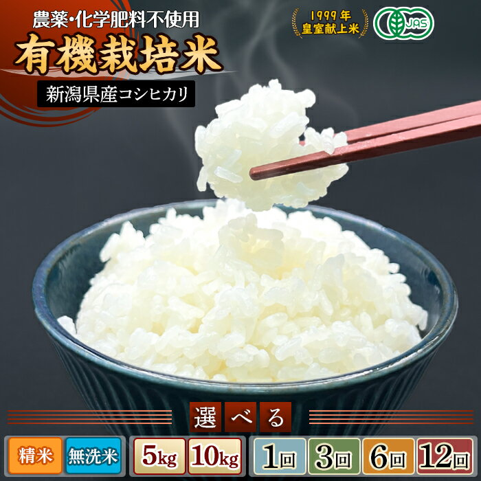 新米予約 令和5年 無農薬 米 5kg 新潟 コシヒカリ 新潟こしひかり 白米 16-05新潟県胎内産JAS有機合鴨栽培コシヒカリ5kg（精米）
