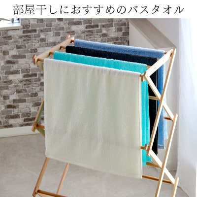 泉州タオル【日本製】ホテルスタイル ミニバスタオル　スカイブルー 2枚セット【1724684】