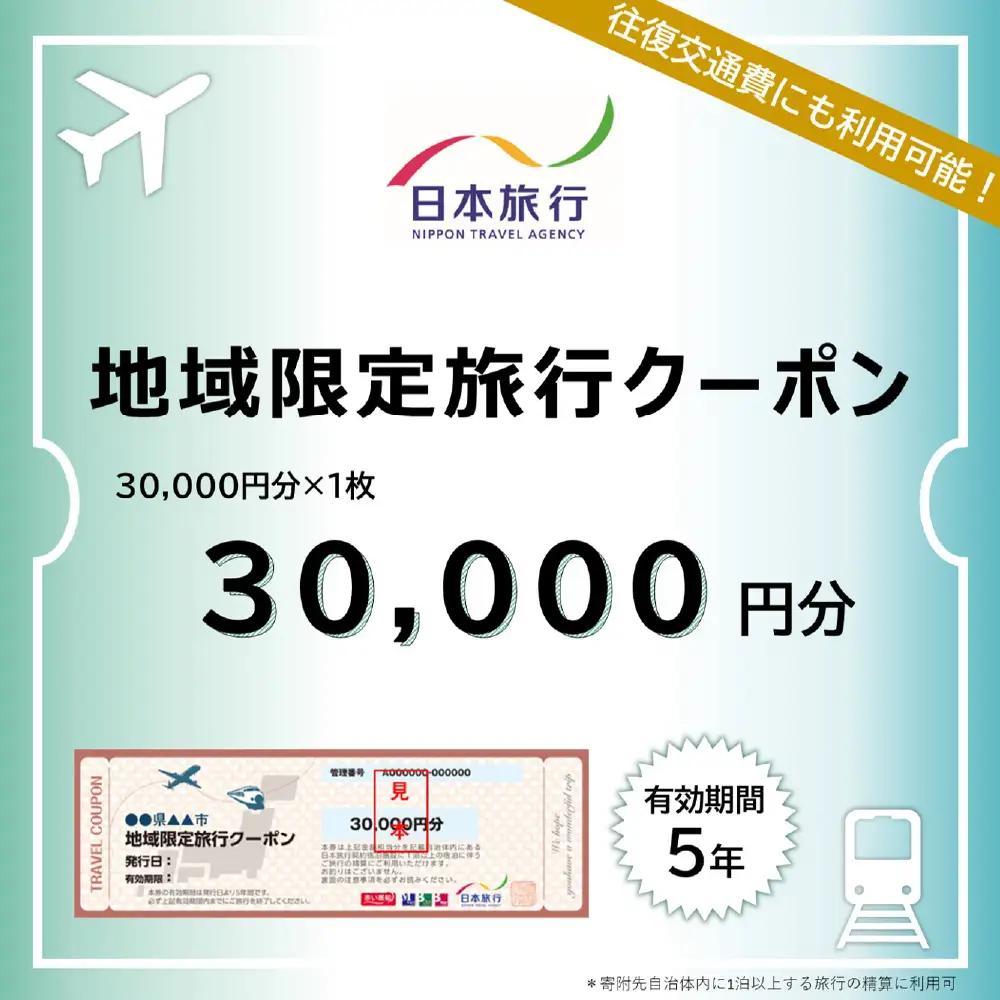 山梨県身延町 日本旅行 地域限定旅行クーポン 30,000円分 旅行 観光 ホテル 旅館 宿泊 クーポン 地域限定 山梨県 身延町