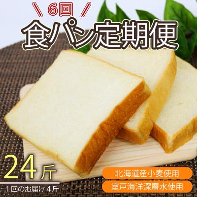 ふるさと納税 室戸市 【室戸海洋深層水仕込み】深層水食パン年6回定期便