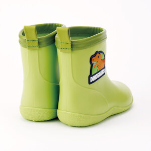 ワッペン付レインブーツ　ディノサウルス　15cm　671326　5-104