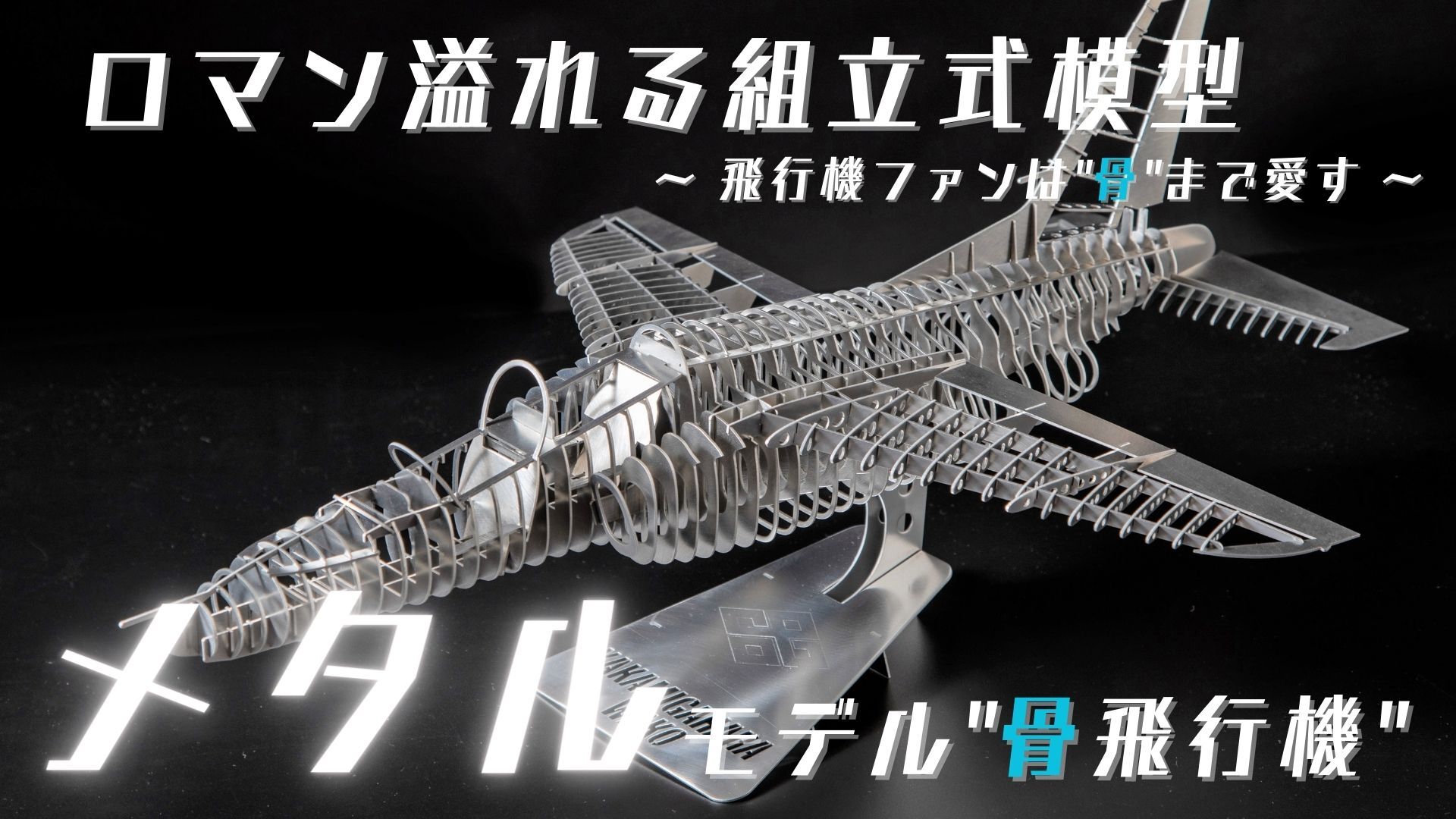 【ふるさと納税】組立式模型「メタルモデル”骨飛行機”」