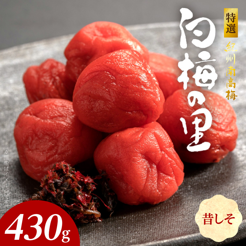 SF2010_特選紀州南高梅「白梅の里」昔しそ　430ｇ