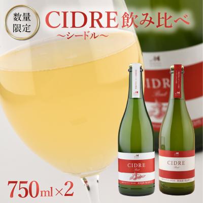 ふるさと納税 芽室町 北海道十勝芽室町★数量限定★シードル 2種飲み比べセット 750ml×2本 me032-047b
