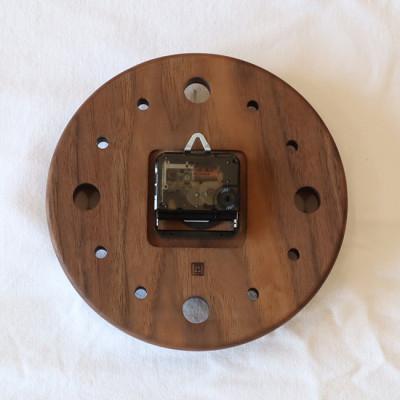 ふるさと納税 宇治市 掛時計(ブラックウォールナット・黒針) |  | 02