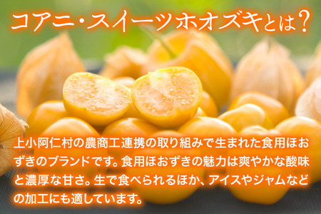 《冷蔵》コアニ・スイーツホオズキ 300g（150g×2パック） 殻付き 生食用 ほおずき ゴールデンベリー スーパーフード たじゅうろう農園