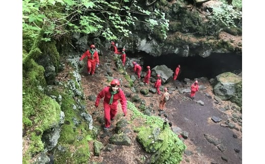 
富士山の噴火でできた「青木ヶ原樹海」の溶岩洞窟を探検！
