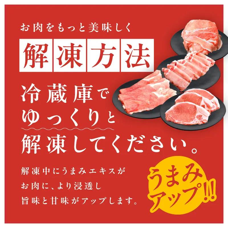 国産 豚肉 4種 総量 1.2kg 豚肉