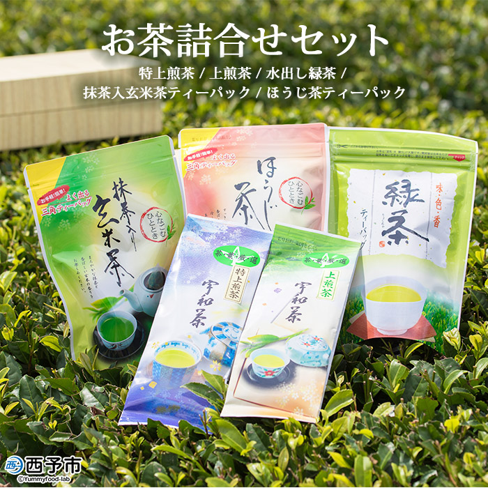 ＜お茶の詰め合わせセット＞ お茶 緑茶 日本茶 明芳園 特産品 愛媛県 西予市 【常温】『1か月以内に順次出荷予定』