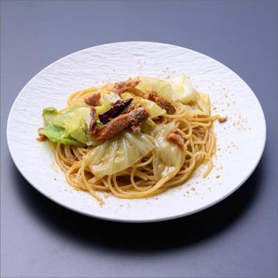 ふるさと納税 京丹後市 「カニ屋が作る　海のパスタ」  海香る　のど黒へしこ　ペペロンチーノ　5皿セット |  | 01