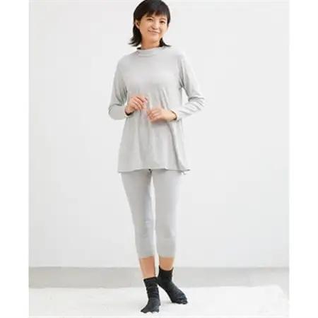 着る岩盤浴BSファイン　しっとりぽかぽかソックス【Sサイズ/ブラック】【1383977】