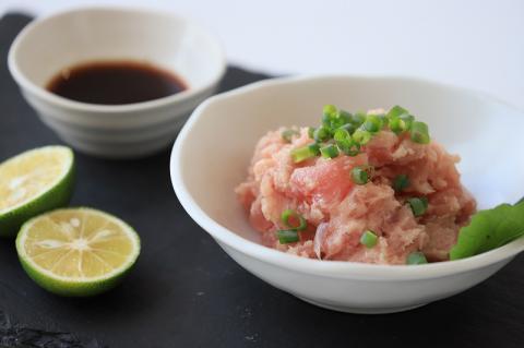 【瞬間冷凍で鮮度保持！】天然マグロ 大粒ねぎトロ 約500g　06-34