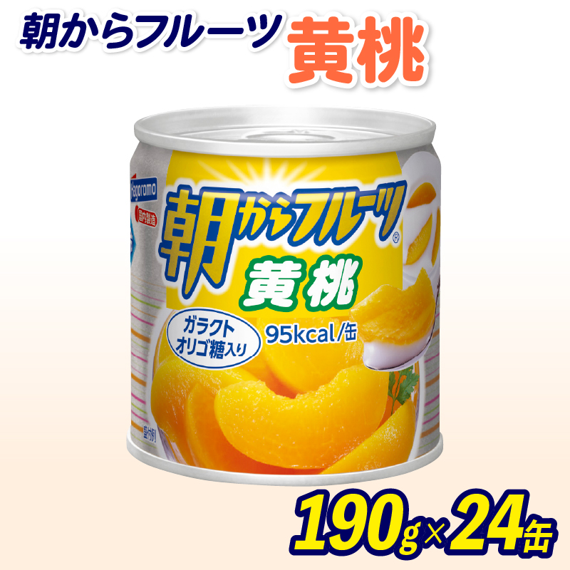 フルーツ 缶詰 黄桃 24缶 朝からフルーツ  はごろもフーズ 果物  もも モモ ピーチ くだもの 缶詰め セット 非常食 常備 防災 デザート スイーツ 保存 ギフト 備蓄
