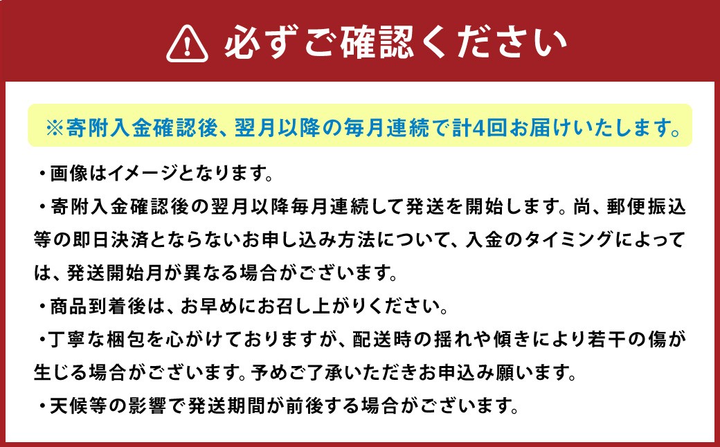 【年4回連続定期便】くまもとモン（熊本県産品）定期便（お肉編）極