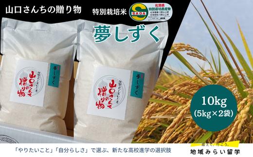 
                  【山口さんちの贈り物】特別栽培米 夢しずく 10kg 白米
                