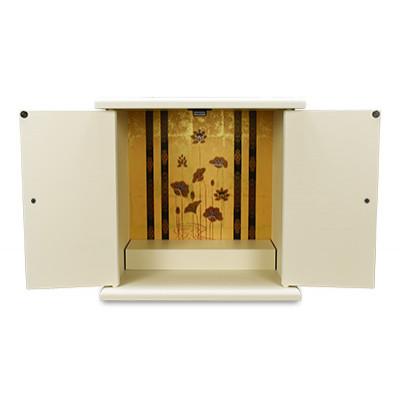 ふるさと納税 和歌山市 紀州塗り ミニ仏壇 大 白練 どんなお部屋にも合うシンプルでモダンなコンパクト仏壇 |  | 01