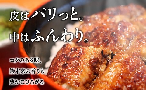 【宮崎県産】うなぎ備長炭手焼き蒲焼3尾(450g)