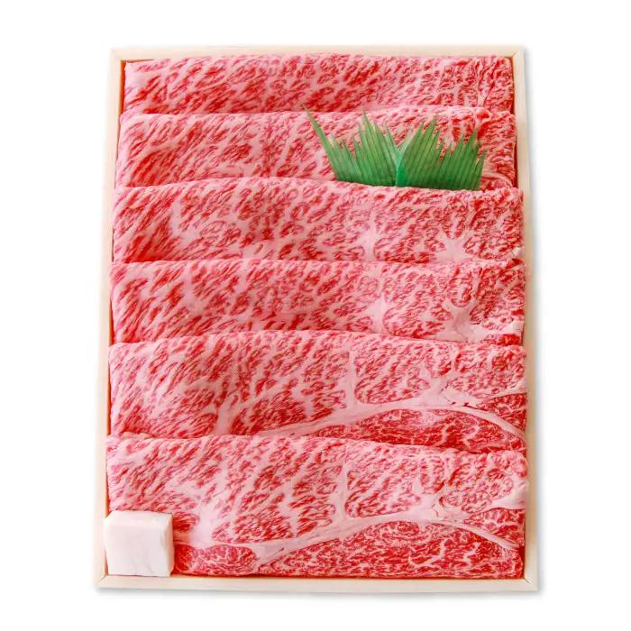 奥出雲和牛肩ローススライス400g ×４【定期便】すきやき 黒毛和牛 贈答用 冷蔵 チルド 日時指定