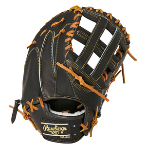 ローリングス (Rawlings) 硬式 ファーストミット 日本製 野球：右投げ用 ブラック
