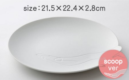 hands -point/scoop/pinch- プレート 3点set 【224porcelain】[NAU194] 肥前吉田焼 焼き物 やきもの 器 うつわ 皿 さら