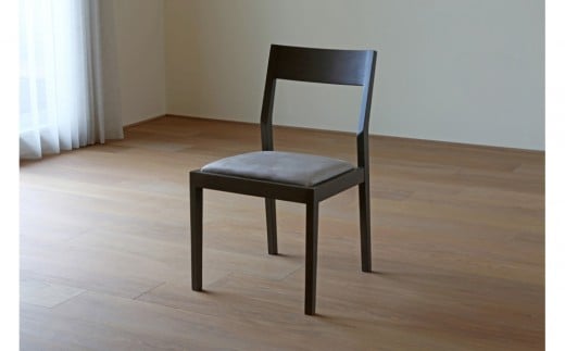 【開梱設置】高野木工 KIEL CHAIR キール チェア 肘なし オーク(グレー塗装) 【10年保証】