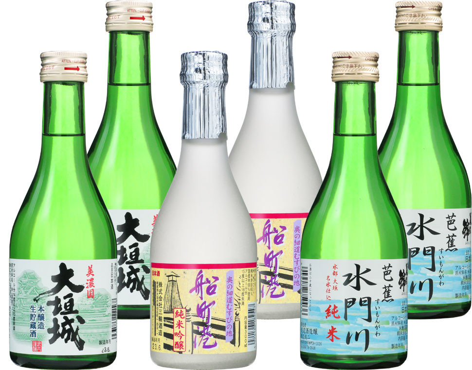 
            水都おおがき　地酒のみくらべ　300ml×6本セット
          