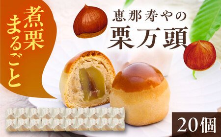 栗万頭 20個入 / 恵那市 / 恵那寿や [AUAS020]