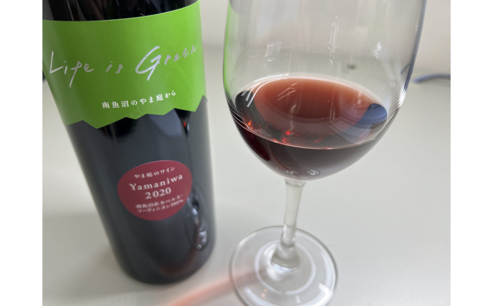 南魚沼産カベルネ2020 芳醇なえんじ色と紅茶の香り　750ml×１本