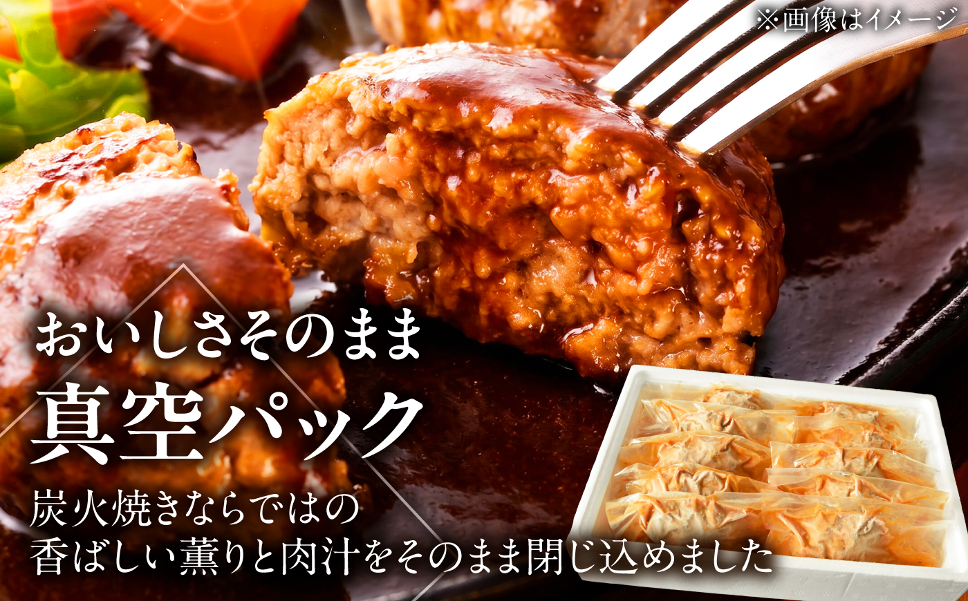 ハンバーグ デミグラスハンバーグ 10個 / 冷凍 惣菜 おかず 晩御飯 洋食 簡単調理 簡単 時短 肉 個包装 / 愛媛県砥部町/株式会社sopiro [BJCQ001]