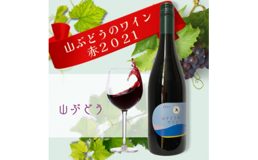 
多古ワイン2021・山ぶどう＜赤＞＜日本ワイン＞750ml・1本【1403633】
