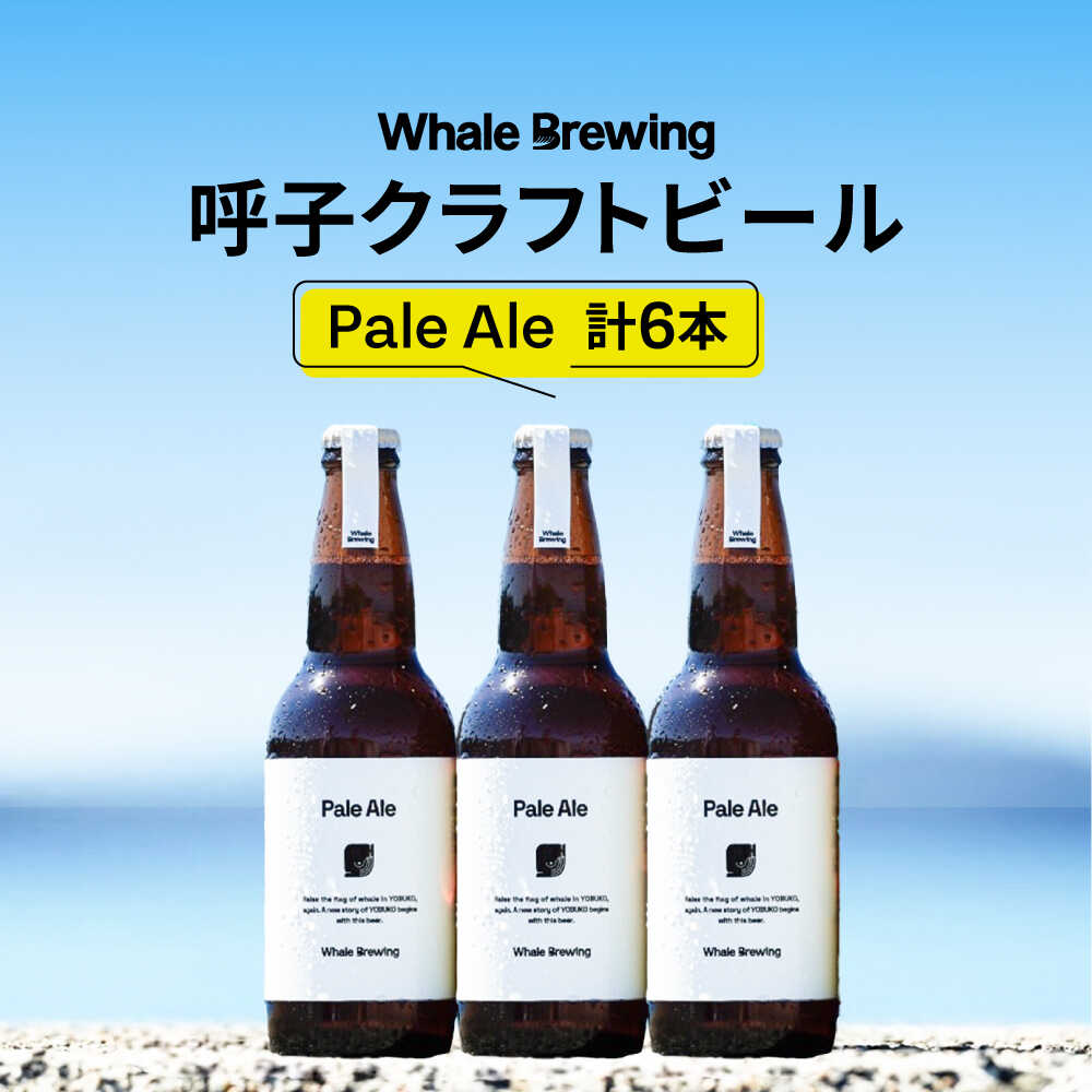 【ふるさと納税】Whale Brewing Pale Aie 6本セット / 佐賀県産ペールエール 呼子クラフトビール 玄界灘クラフトビール / 佐賀県 / WhaleBrewing呼子クラフトビール醸造所 [41ABAF002]