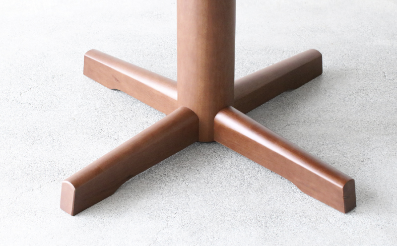 ダイニングテーブル 丸 ウォールナット材 4人用 110cm 丸テーブル 木製 無垢 秋山木工 秋山木工株式会社 家具 インテリア 静岡県 藤枝市