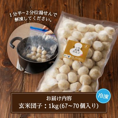 ふるさと納税 焼津市 栄養満点玄米だんご30年間無農薬・無肥料で米作りを続ける米職人のお米で作りました(a10-1147) |  | 03