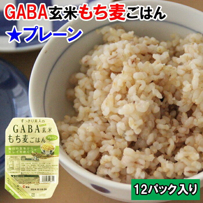 【ふるさと納税】AS11：GABA玄米もち麦パックごはんプレーン（12パック）
