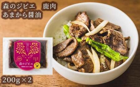 森のジビエ 鹿肉味付き詰合せセット 計600g A-JJ-A19A