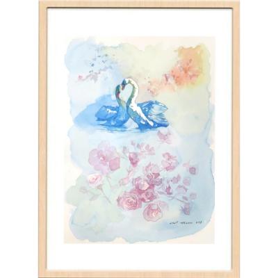 ふるさと納税 横浜市 水彩画作品　No,478