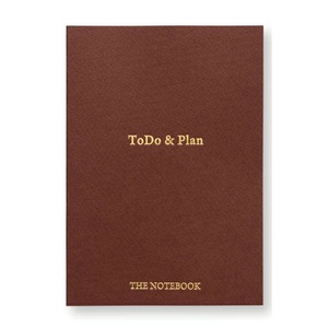 SZ0275　ToDo＆Plan　タスク管理ノート A5 サイズ【ブラウン】