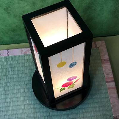 ふるさと納税 泉佐野市 正絹着物生地で作ったおしゃれな行灯 おしゃれな四季 あんどん あかり 夢あかり 030D096 |  | 03